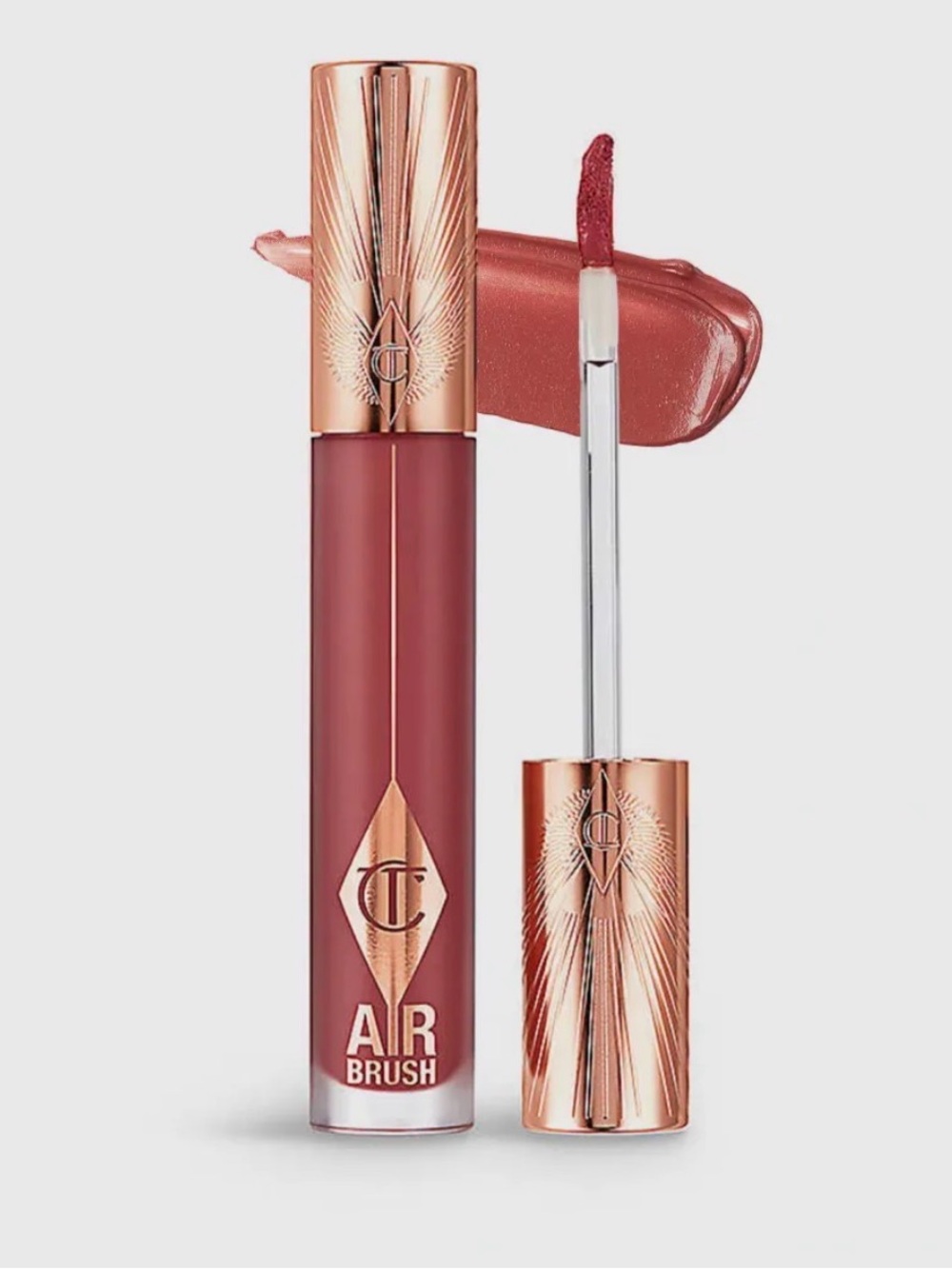 Charlotte Tilbury Airbrush Liquid Lipstick — Dusty Rose Mauve